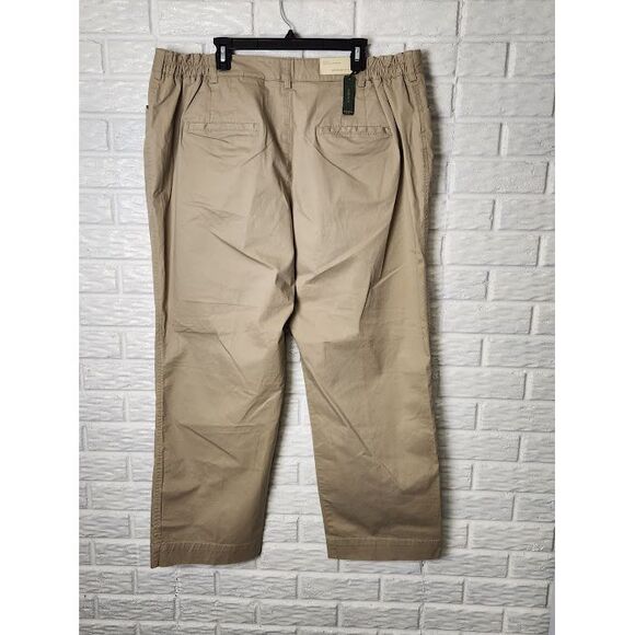 EDDIE BAUER Trouser Khaki pants Mercer Fit Women's 24W High Rise Bootcut NWT - Picture 2 of 10